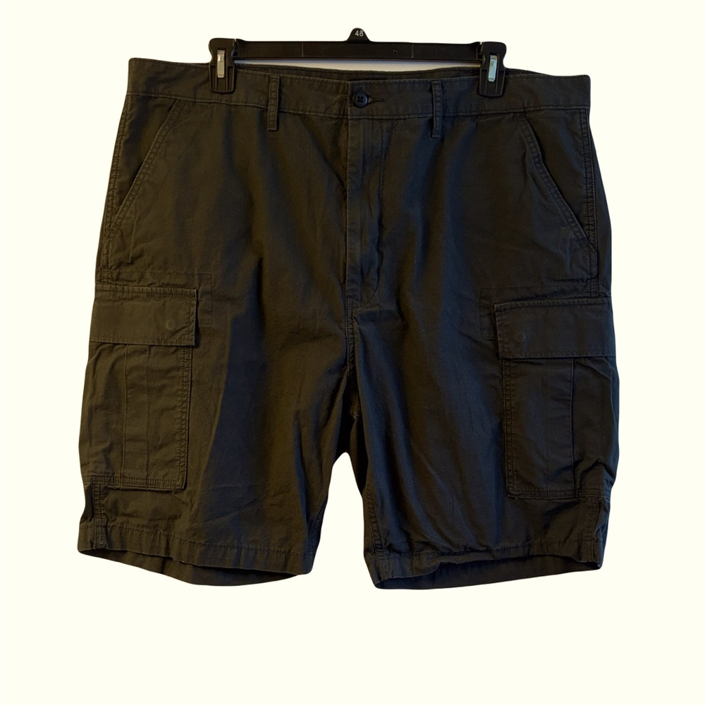 Men's Charcoal Cargo Shorts